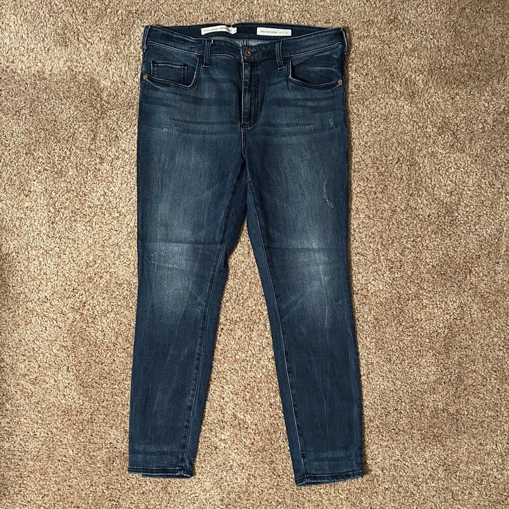 Anthropologie "Pilcro and The Letterpress" High-Rise Skinny Jeans Size 32